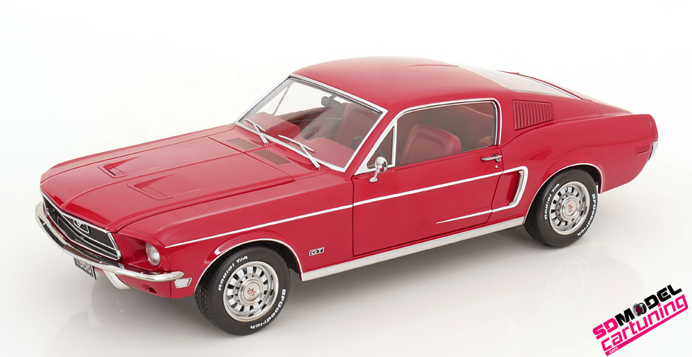 1:12 Ford Mustang GT Fastback - 1968 - Rouge