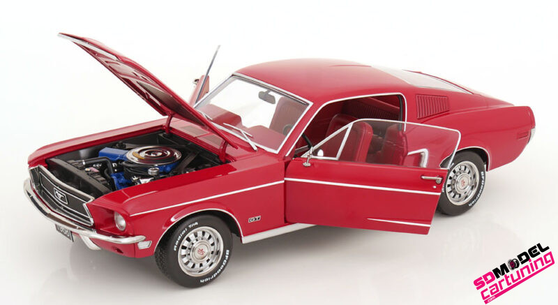 1:12 Ford Mustang GT Fastback – 1968 – Rood – Bild 2