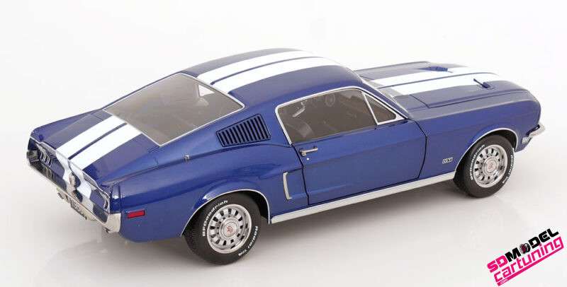 1:12 Ford Mustang GT Fastback – 1968 – Blauw metallic - Imagen 7