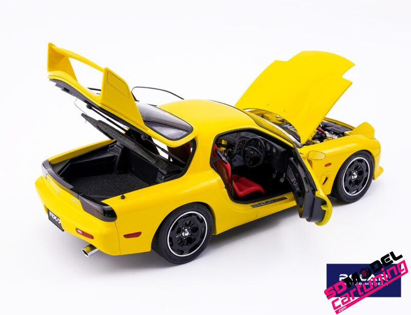 1:18 Mazda RX-7 Speed - Geel - Afbeelding 5
