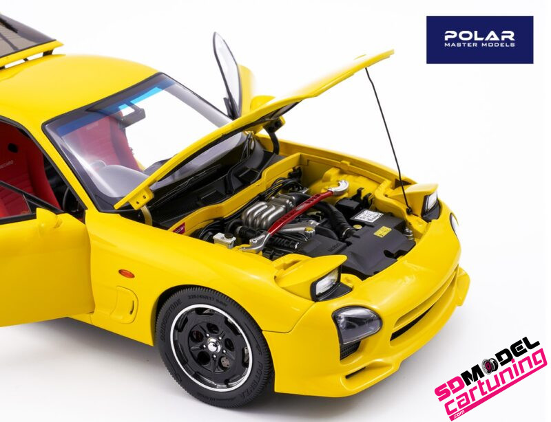 1:18 Mazda RX-7 Speed - Geel - Afbeelding 8