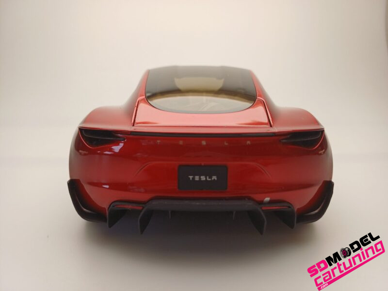 1:18 Tesla Roadster - Rood metallic - immagine 3