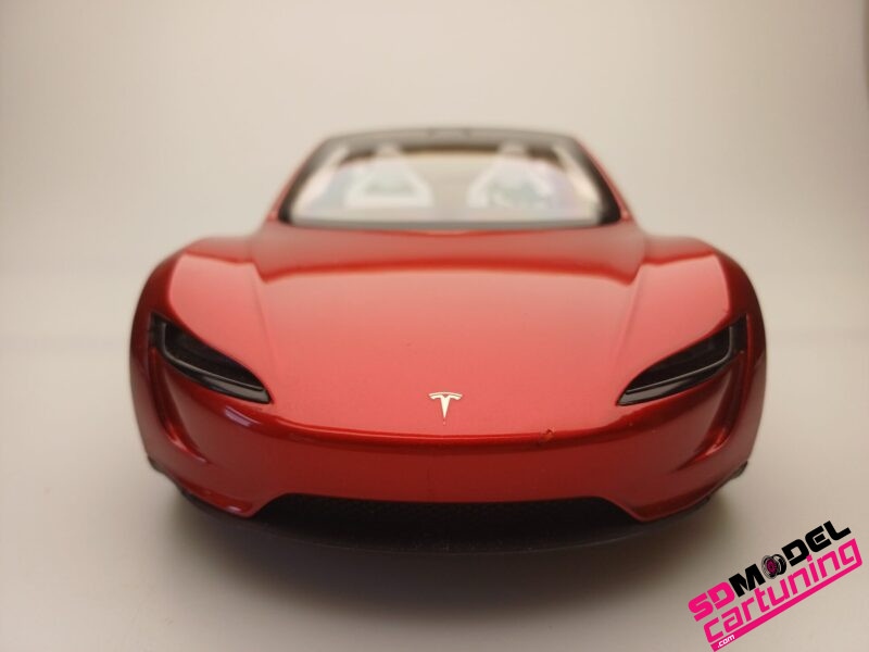 1:18 Tesla Roadster - Rood metallic - immagine 6