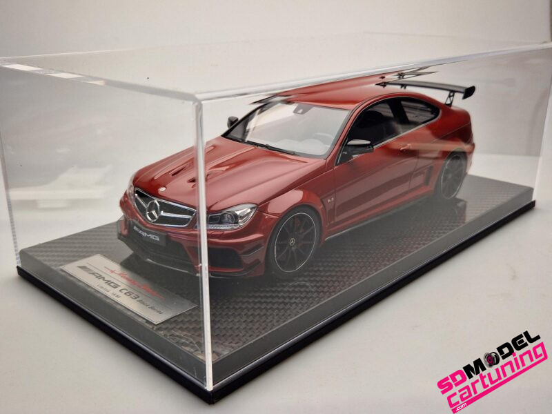1:18 Mercedes Benz C63 AMG Black series - Rood – Bild 4