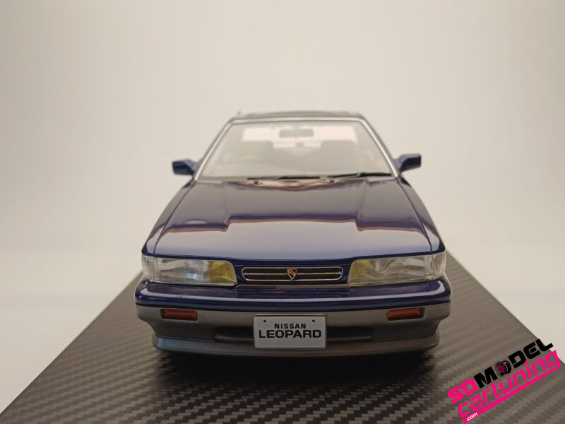 1:18 Nissan Leopard (F31) Ultima V30 TWINCAM TURBO - Donkerblauw / zilver. - Afbeelding 5