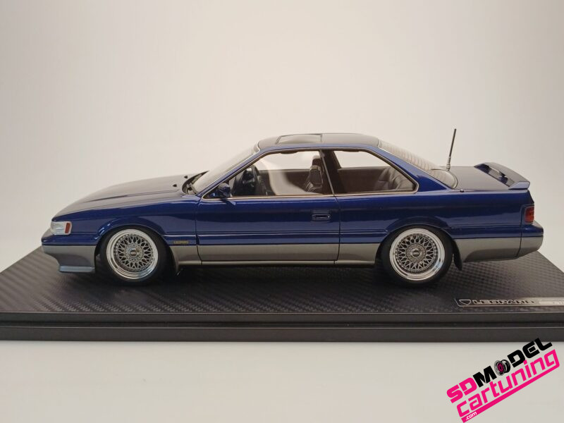 1:18 Nissan Leopard (F31) Ultima V30 TWINCAM TURBO - Donkerblauw / zilver. - Afbeelding 8