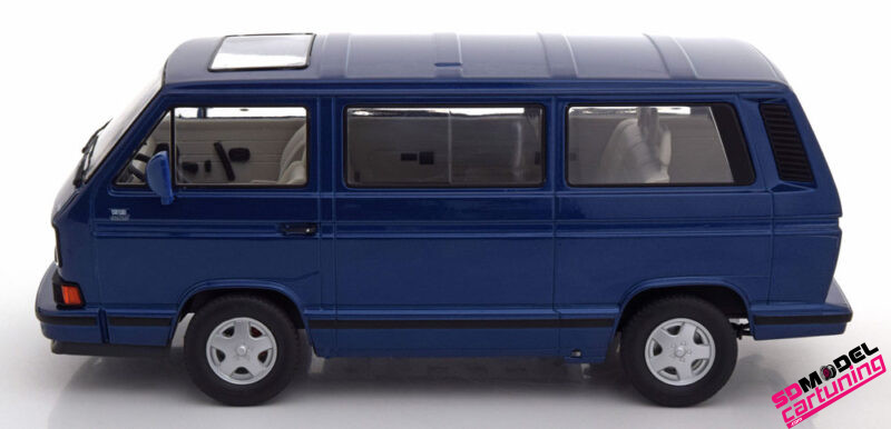 1:18 Volkswagen Bus T3 Multivan Limited Last Edition – 1992 – Blauw Metallic - Imagen 4