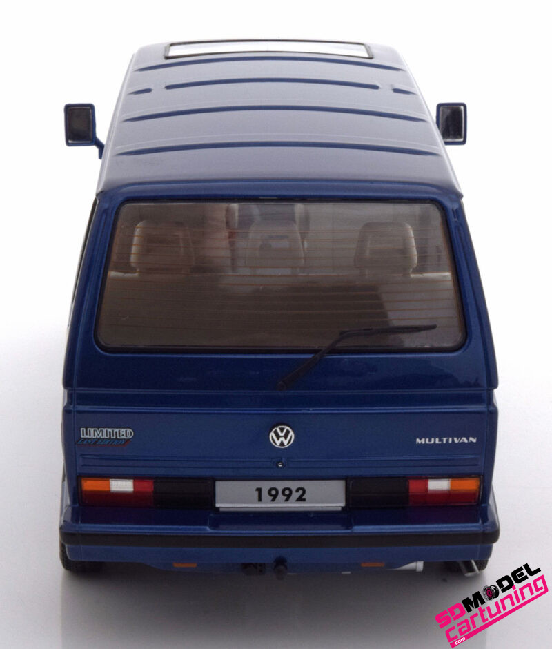 1:18 Volkswagen Bus T3 Multivan Limited Last Edition – 1992 – Blauw Metallic - Imagen 3