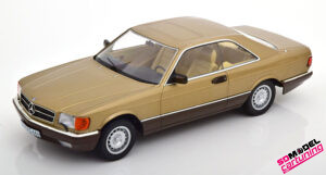 1:18 Mercedes Benz 500 SEC C126 - 1987 - Oro metalizado