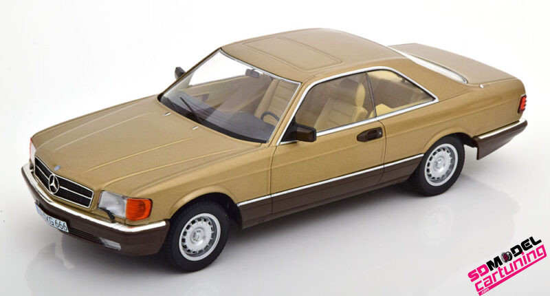 1:18 Mercedes Benz 500 SEC C126 - 1987 - Oro metalizado