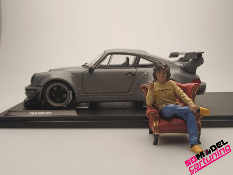 1:18 Porsche 911 964 RWB Bodykit met Akira figuur – 2024 –  Grijs – Bild 2