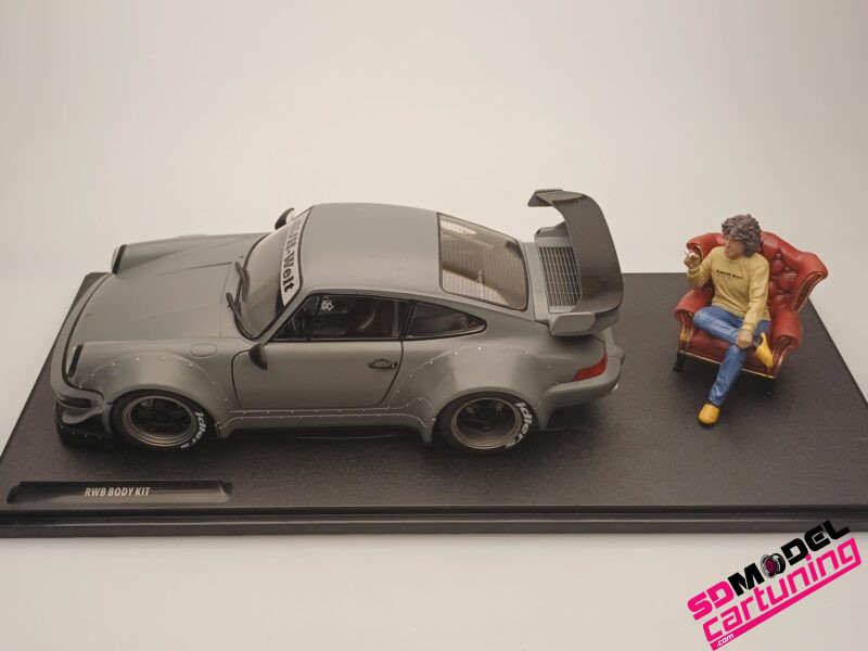 1:18 Porsche 911 964 RWB Bodykit met Akira figuur – 2024 –  Grijs – Bild 10