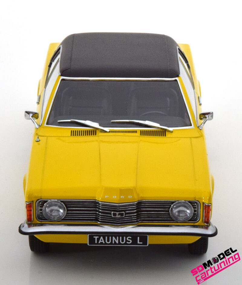 1:18 Ford Taunus L Limousine – 1971 – Geel / Zwart - Imagen 2