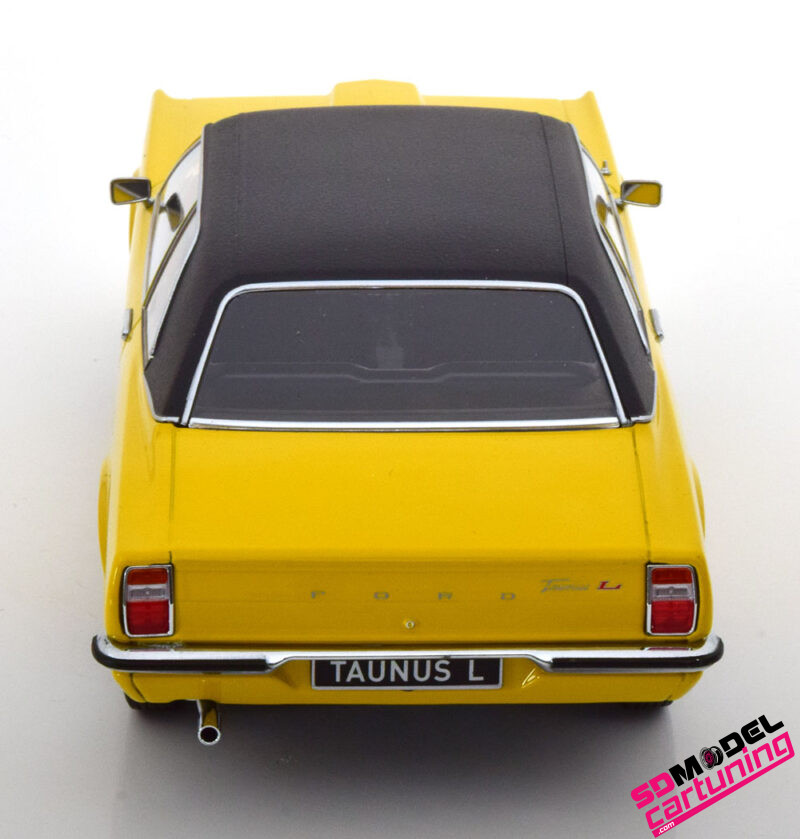 1:18 Ford Taunus L Limousine – 1971 – Geel / Zwart - Imagen 3