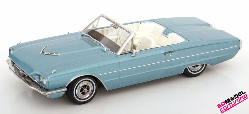1:18 Ford Thunderbird Descapotable - 1966 - Azul claro metalizado