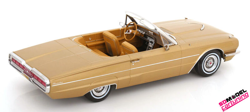 1:18 Ford Thunderbird Cabrio – 1966 – Goud Metallic - immagine 6