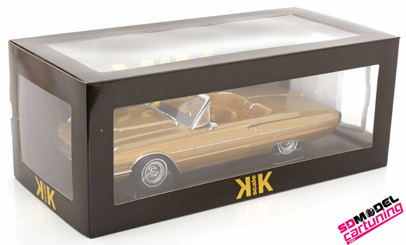 1:18 Ford Thunderbird Cabrio – 1966 – Goud Metallic - immagine 7