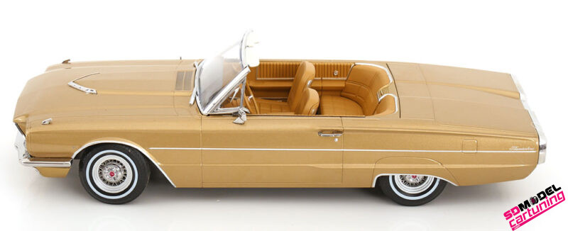 1:18 Ford Thunderbird Cabrio – 1966 – Goud Metallic - immagine 5