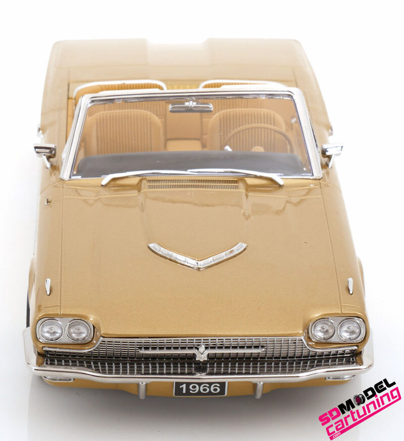 1:18 Ford Thunderbird Cabrio – 1966 – Goud Metallic - immagine 3