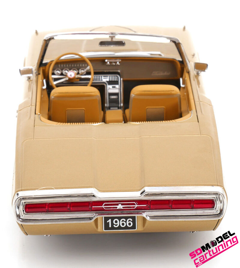 1:18 Ford Thunderbird Cabrio – 1966 – Goud Metallic - immagine 4