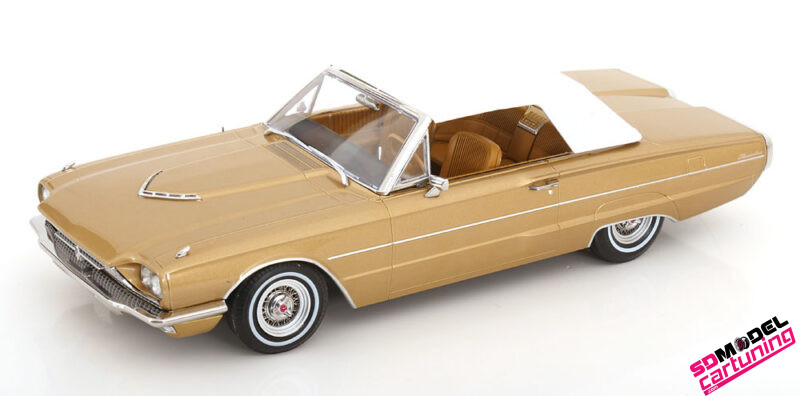 1:18 Ford Thunderbird Cabrio – 1966 – Goud Metallic - immagine 2