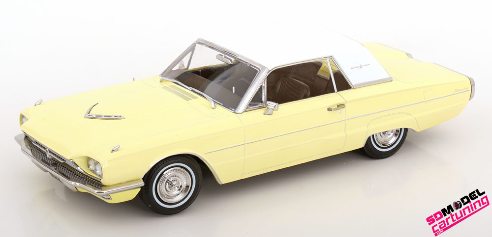 1:18 Ford Thunderbird Hardtop Coupé - 1966 - Hellgelb