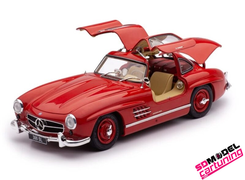 1:18 Mercedes Benz 300 SL Coupe W198 - Rood - immagine 3