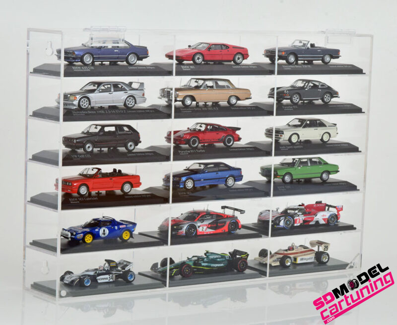 Vitrina de maquetas de coches 1:43 para maquetas de coches 90x