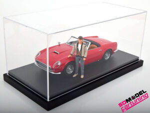 1:18 Modellauto-Vitrine Deluxe - Schwarz
