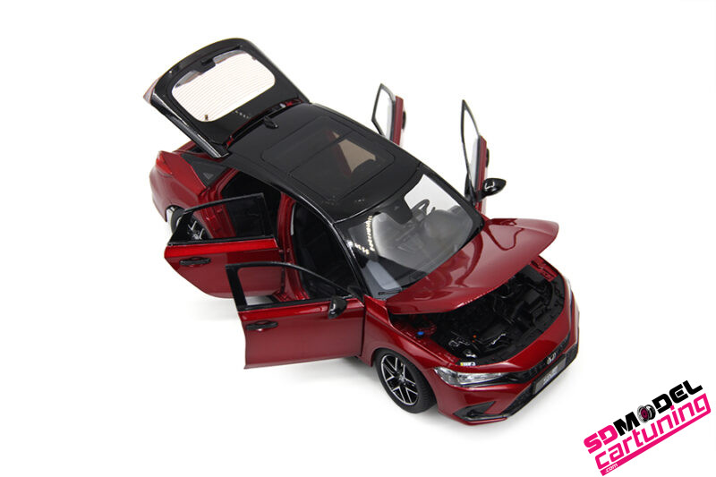 1:18 Honda Civic Hatchback Sport Turbo - 2023 - Rood metallic – Bild 2