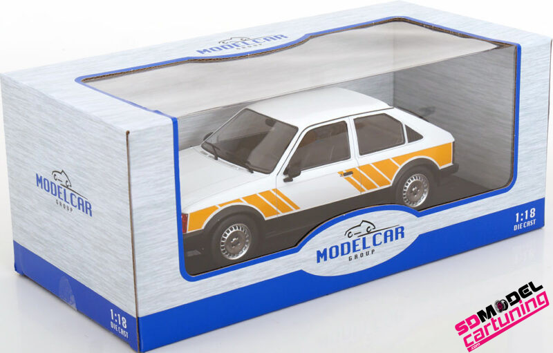 1:18 Opel Kadett D SR - 1983 - Wit / Geel - Imagen 5