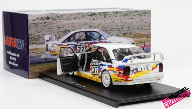 1:18 Opel Omega Evo 500 #37 DTM 1991 V. Strycek - Afbeelding 2