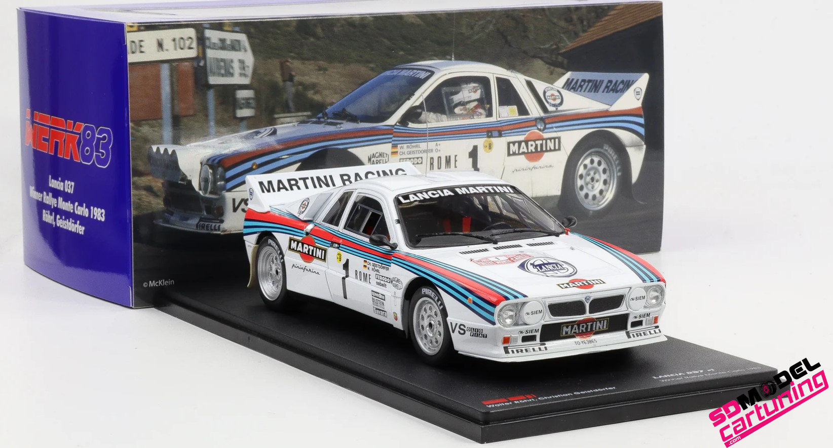 1:18 Lancia 037 #1 Winner Rallye Monte Carlo 1983
