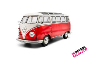 1:18 Volkswagen T1 Samba - 1962 - Red / White