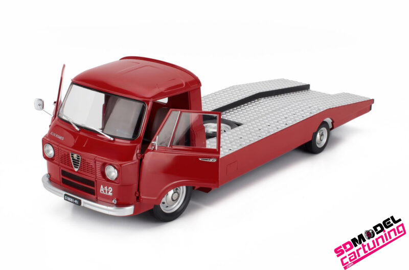 1:18 Alfa Romeo A12 (F12) - 1967 1st series oprijwagen - Rood – Image 2