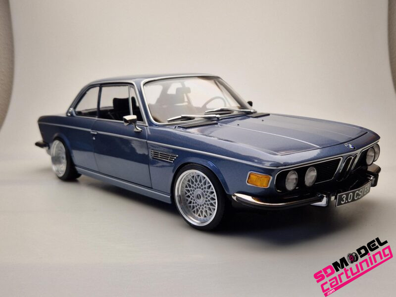 1:12 BMW 3.0 CSI E9 - BBS RS Alu wheels - 1971 - Baikal blue metallic - Afbeelding 9