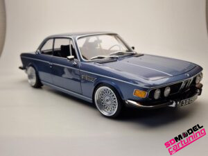 1:12 BMW 3.0 CSI E9 - BBS RS Alu wheels - 1971 - Baikal blue metallic
