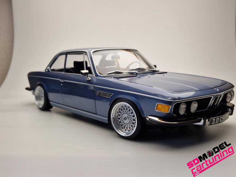 1:12 BMW 3.0 CSI E9 - BBS RS Alu wheels - 1971 - Baikal blue metallic - Afbeelding 10