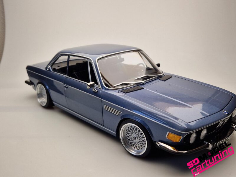 1:12 BMW 3.0 CSI E9 - BBS RS Alu wheels - 1971 - Baikal blue metallic - Afbeelding 11