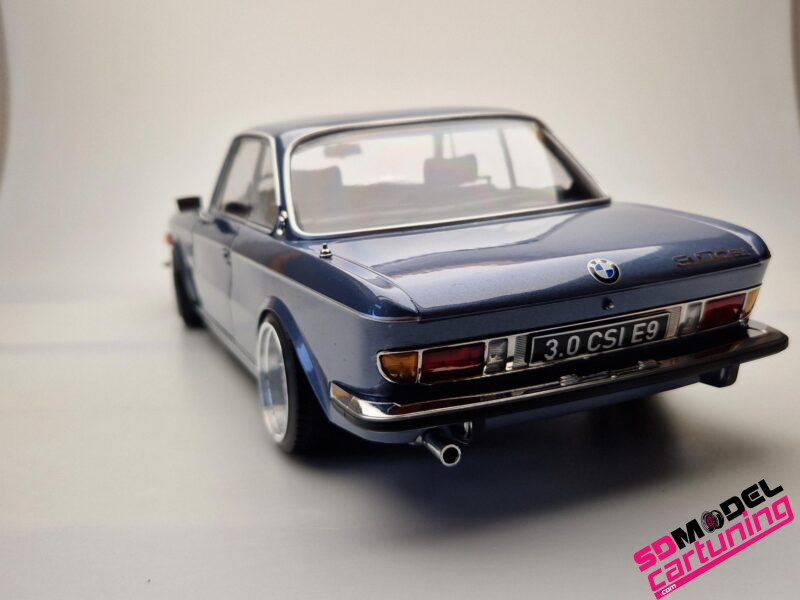 1:12 BMW 3.0 CSI E9 - BBS RS Alu wheels - 1971 - Baikal blue metallic - Afbeelding 13