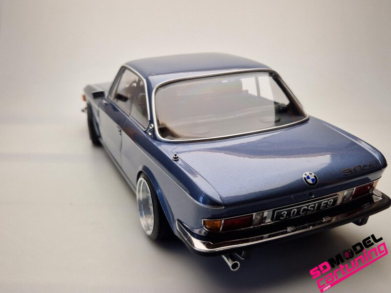 1:12 BMW 3.0 CSI E9 - BBS RS Alu wheels - 1971 - Baikal blue metallic - Afbeelding 14