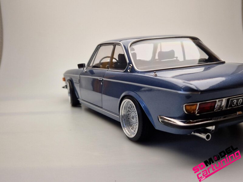 1:12 BMW 3.0 CSI E9 - BBS RS Alu wheels - 1971 - Baikal blue metallic - Afbeelding 15