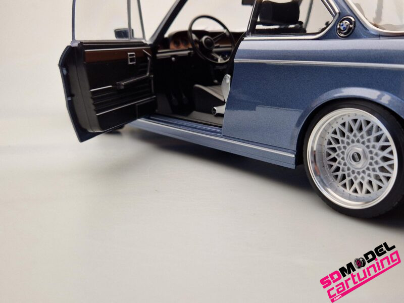 1:12 BMW 3.0 CSI E9 - BBS RS Alu wheels - 1971 - Baikal blue metallic - Afbeelding 4