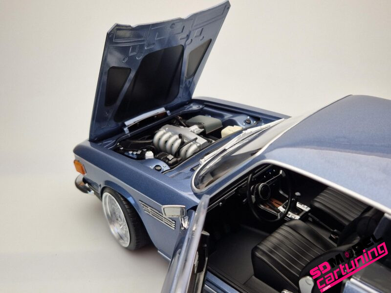 1:12 BMW 3.0 CSI E9 - BBS RS Alu wheels - 1971 - Baikal blue metallic - Afbeelding 6