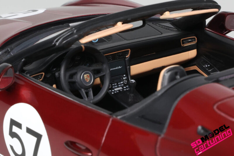 1:18 Porsche 911 991.2 Speedster - Heritage Edition - Cherry metallic - immagine 7