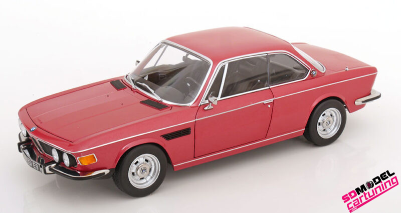 1:12 BMW 3.0 CSI E9 - bmw style wheels - 1971 - Red metallic