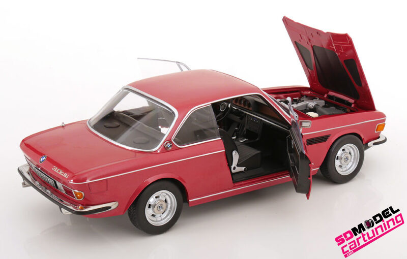 1:12 BMW 3.0 CSI E9 - bmw style wheels - 1971 - Rood metallic - Afbeelding 3