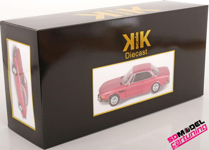 1:12 BMW 3.0 CSI E9 - bmw style wheels - 1971 - Rood metallic - Afbeelding 6