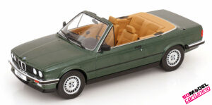 1:18 BMW E30 325I Cabriolet - Dark green metallic