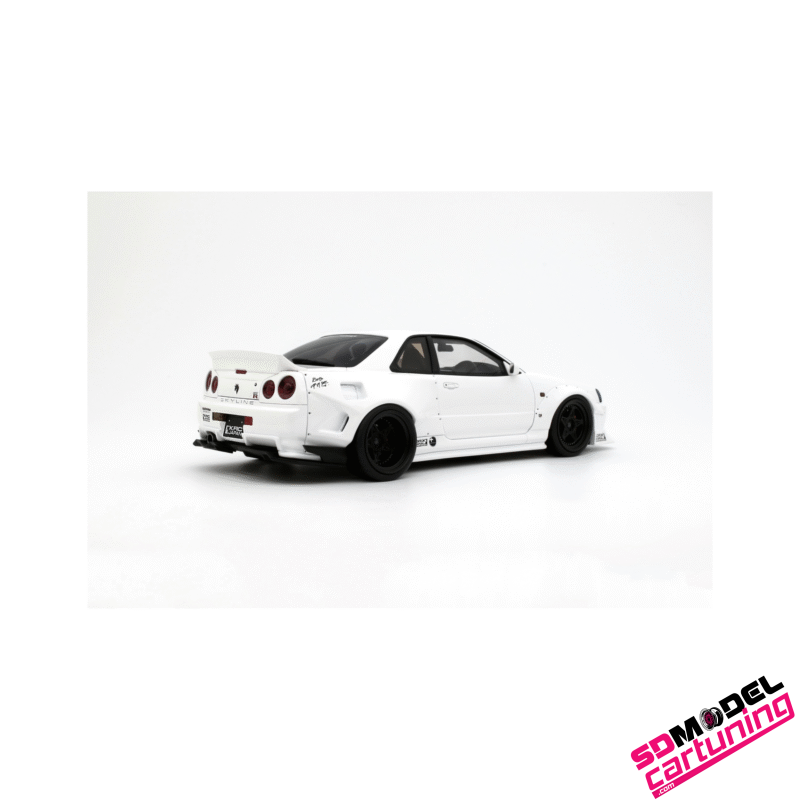 1:18 Nissan Skyline GT-R (BNR34) by KRC QX1 – 2019 – Wit - Afbeelding 5